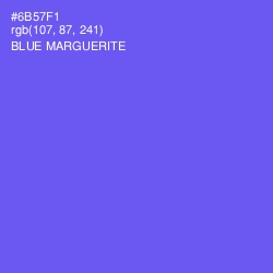 #6B57F1 - Blue Marguerite Color Image