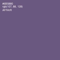 #6B5880 - Affair Color Image