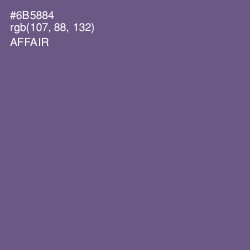 #6B5884 - Affair Color Image