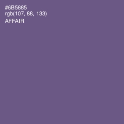#6B5885 - Affair Color Image
