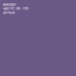 #6B5887 - Affair Color Image