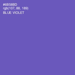 #6B58BD - Blue Violet Color Image