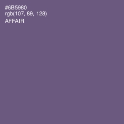 #6B5980 - Affair Color Image