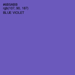 #6B5ABB - Blue Violet Color Image