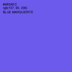 #6B5AEC - Blue Marguerite Color Image