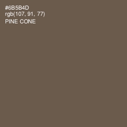 #6B5B4D - Pine Cone Color Image