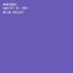 #6B5BB6 - Blue Violet Color Image