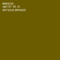 #6B5C00 - Antique Bronze Color Image