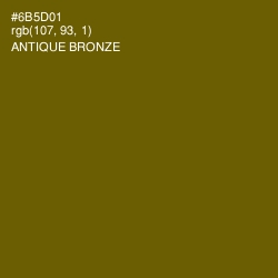 #6B5D01 - Antique Bronze Color Image