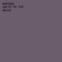 #6B5D69 - Salt Box Color Image