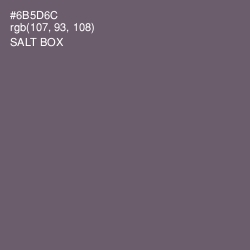 #6B5D6C - Salt Box Color Image