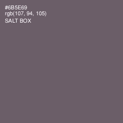 #6B5E69 - Salt Box Color Image