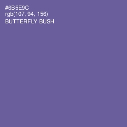 #6B5E9C - Butterfly Bush Color Image