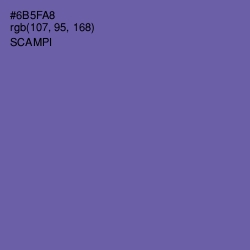 #6B5FA8 - Scampi Color Image