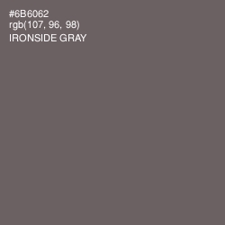 #6B6062 - Ironside Gray Color Image