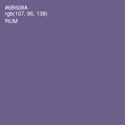#6B608A - Rum Color Image