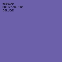 #6B60A9 - Deluge Color Image