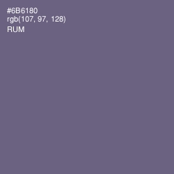 #6B6180 - Rum Color Image