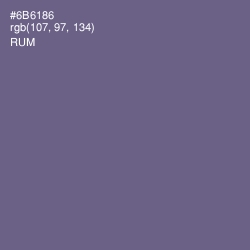 #6B6186 - Rum Color Image