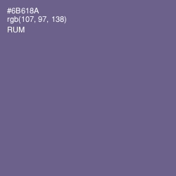 #6B618A - Rum Color Image