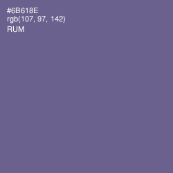 #6B618E - Rum Color Image