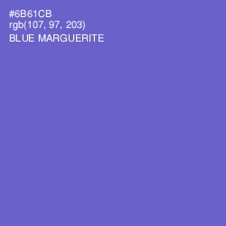 #6B61CB - Blue Marguerite Color Image