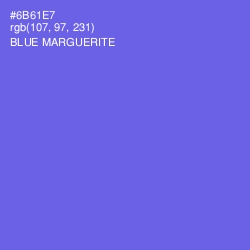 #6B61E7 - Blue Marguerite Color Image