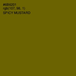 #6B6201 - Spicy Mustard Color Image