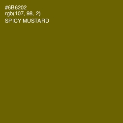 #6B6202 - Spicy Mustard Color Image