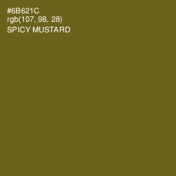 #6B621C - Spicy Mustard Color Image