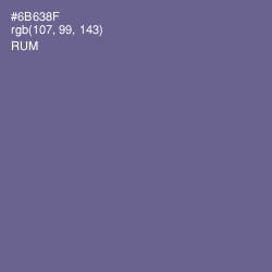 #6B638F - Rum Color Image