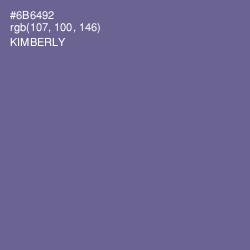 #6B6492 - Kimberly Color Image