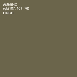 #6B654C - Finch Color Image