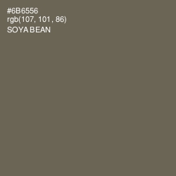 #6B6556 - Soya Bean Color Image