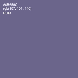 #6B658C - Rum Color Image