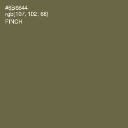 #6B6644 - Finch Color Image