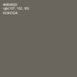#6B665D - Kokoda Color Image
