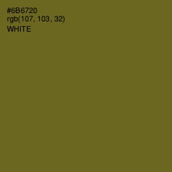 #6B6720 - Fern Frond Color Image