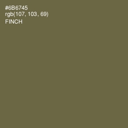 #6B6745 - Finch Color Image