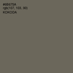 #6B675A - Kokoda Color Image