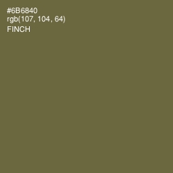 #6B6840 - Finch Color Image