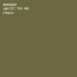 #6B6842 - Finch Color Image