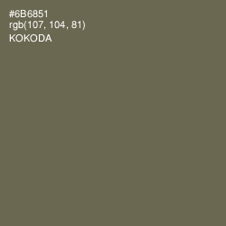 #6B6851 - Kokoda Color Image