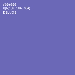 #6B68B8 - Deluge Color Image
