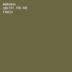 #6B6944 - Finch Color Image