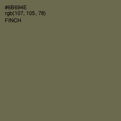 #6B694E - Finch Color Image