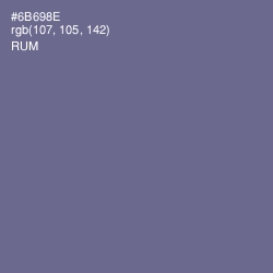 #6B698E - Rum Color Image