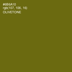 #6B6A10 - Olivetone Color Image