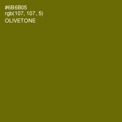 #6B6B05 - Olivetone Color Image
