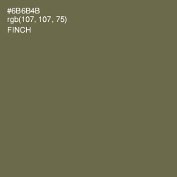 #6B6B4B - Finch Color Image